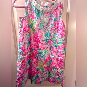 Lilly Pulitzer Girls size 8 shift dress EUC
